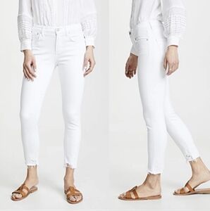 Agolde Sophia High Rise Raw Hem Ankle Skinny Jeans | Size 29